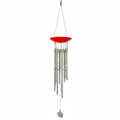 Elfenreigen, rot, Metallanhänger-06